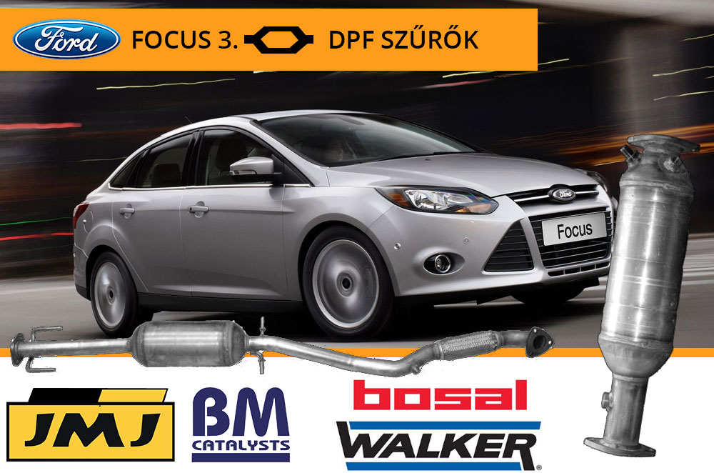 Ford Focus III DPF Dízel részecskeszűrő