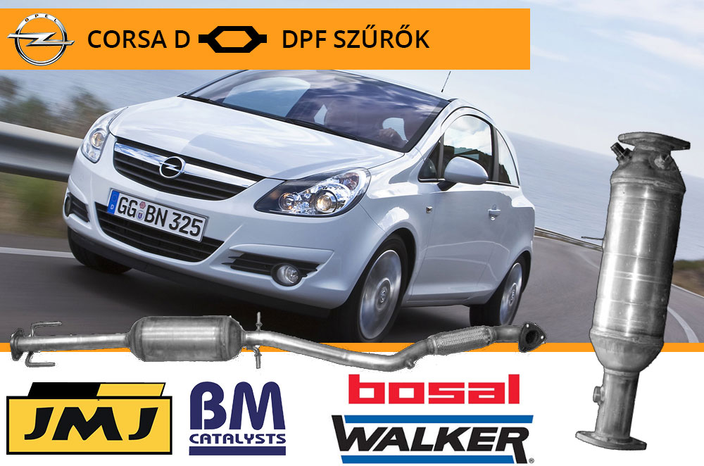 Opel Corsa D DPF Dízel részecskeszűrő